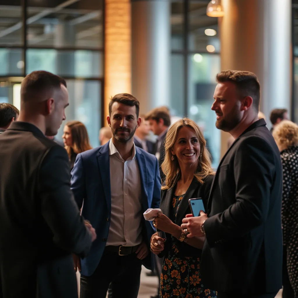 Business networking event